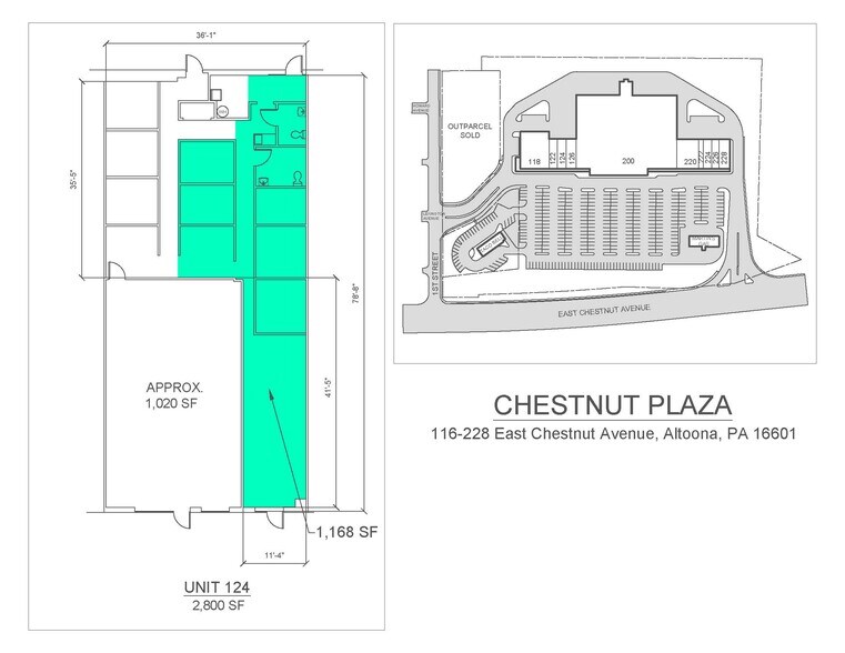More Photos Of 116-228 E Chestnut Ave, Altoona Unknown For Lease