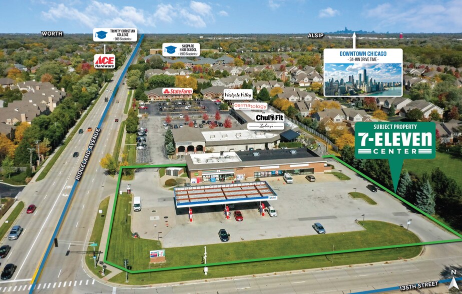More Photos Of 6350 W 135th St, Palos Heights Service Station For Sale