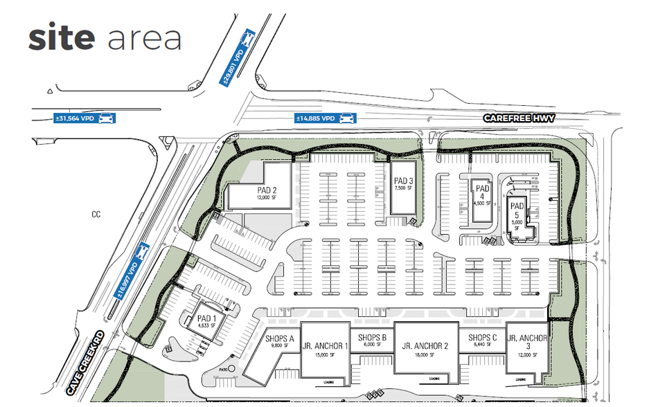 Primary Photo Of SE Carefree Hwy & Cave Creek Rd, Cave Creek Land For Lease