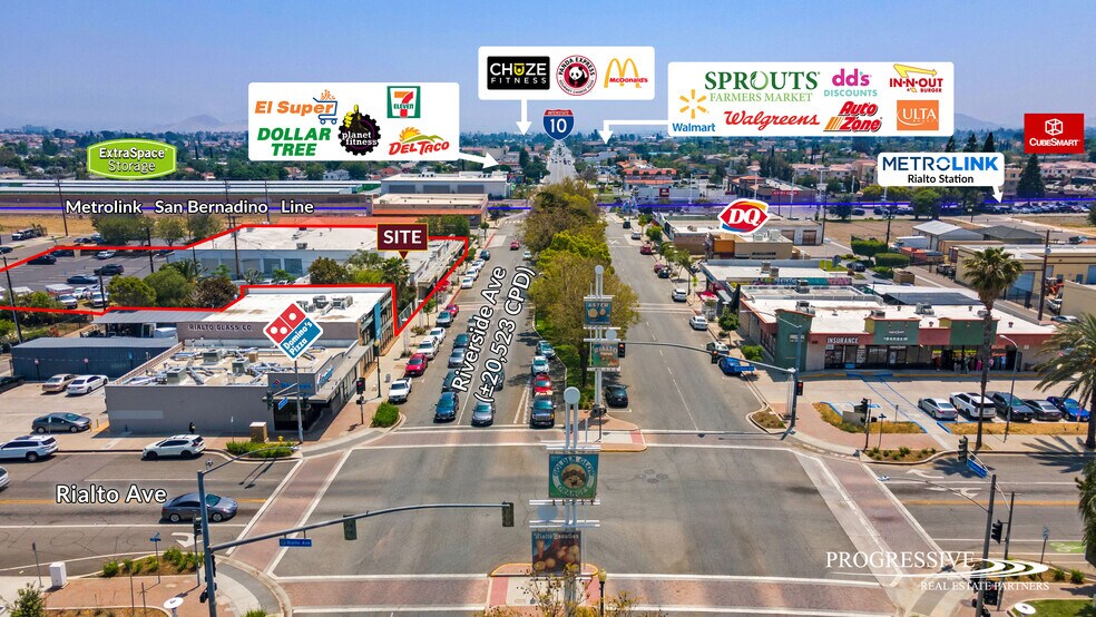 More Photos Of 219-231 S Riverside Ave, Rialto Storefront Retail Office For Lease
