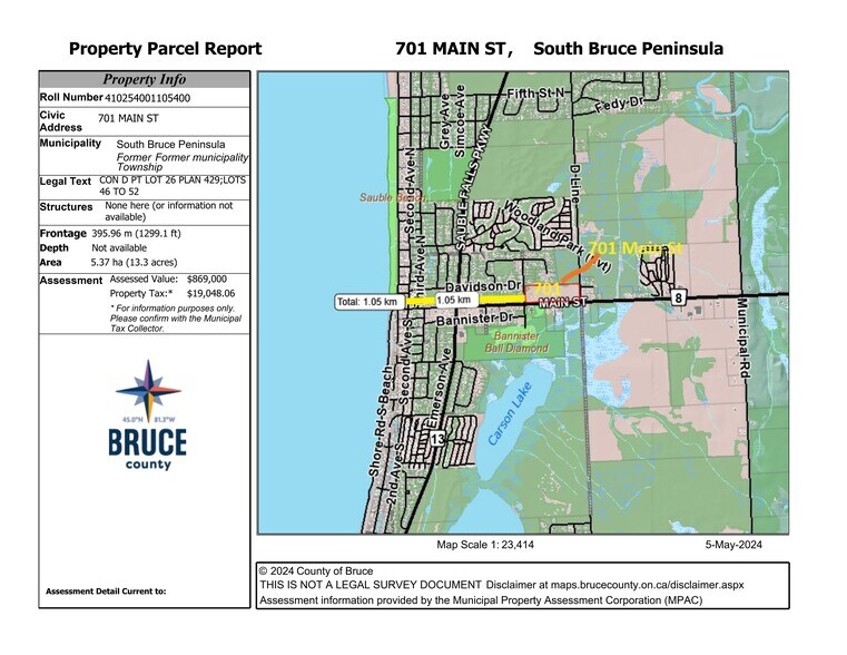 More Photos Of 701 Main St, Sauble Beach Land For Sale