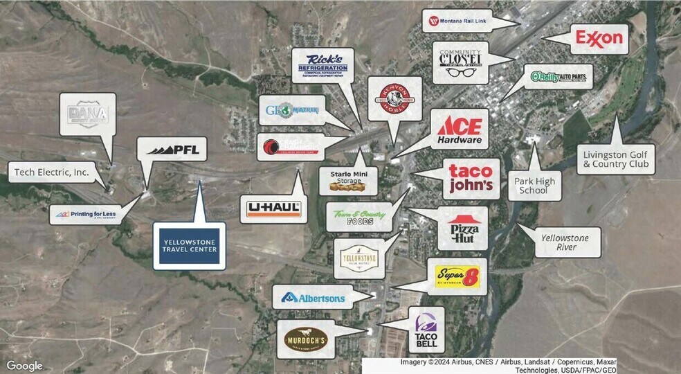 More Photos Of 1224-1228 US Highway 10, Livingston Truck Stop For Lease