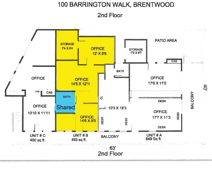 More Photos Of 100 Barrington Walk, Los Angeles Storefront Retail Office For Lease