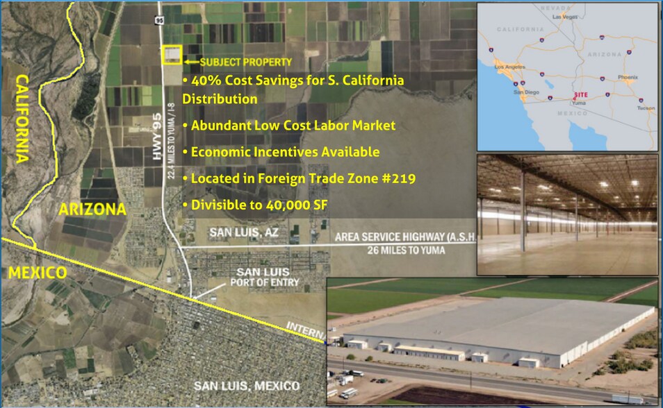 More Photos Of 2801 N Main St, San Luis Warehouse For Sale