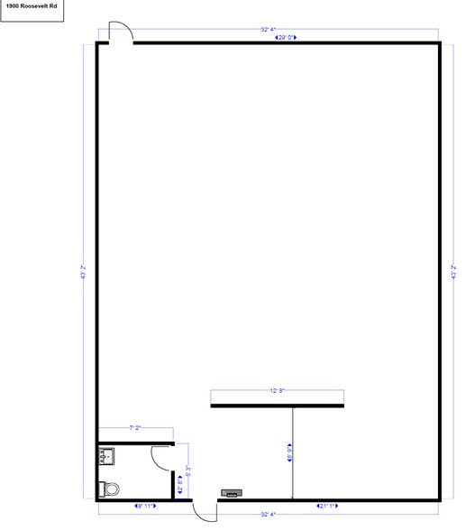 More Photos Of 1900 W Roosevelt Rd, Broadview Freestanding For Lease