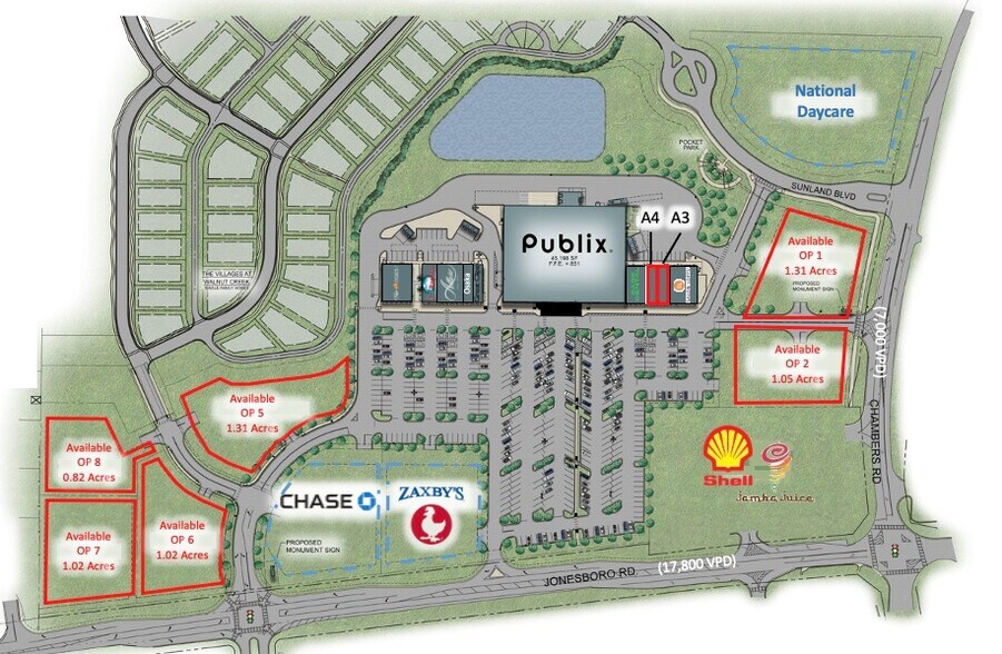 More Photos Of 2400 Jonesboro Rd, Hampton Land For Lease