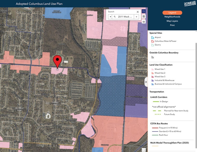 More Photos Of 2511 Mock Rd, Columbus Freestanding For Sale