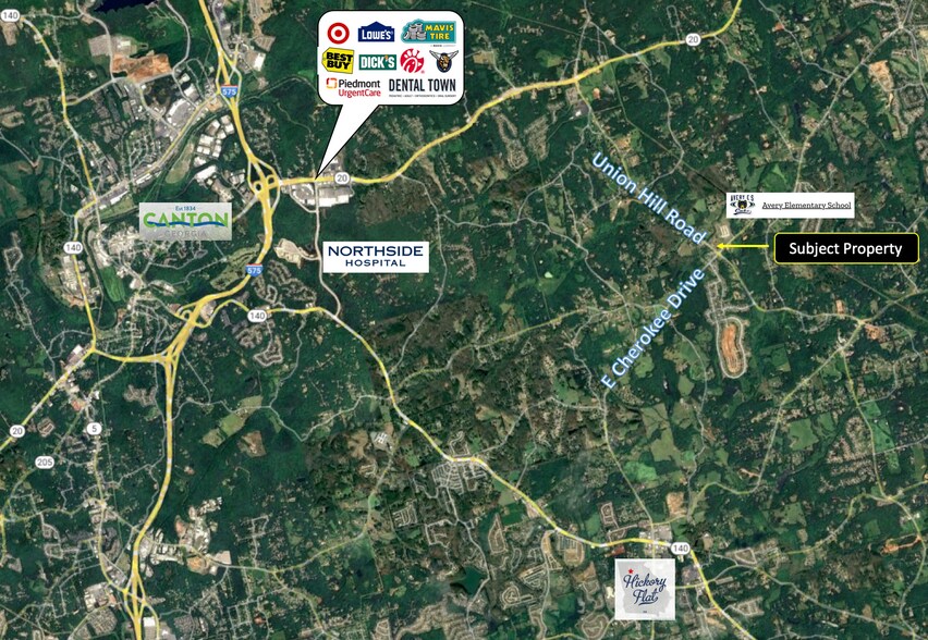 More Photos Of 7658 Union Hill Rd, Canton Land For Sale