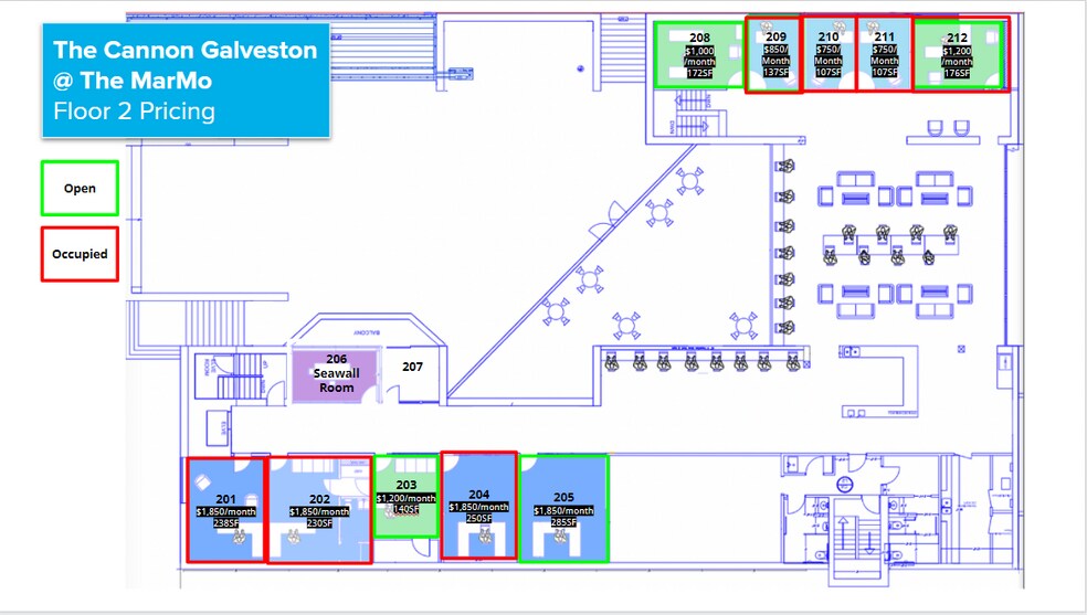 More Photos Of 2121 Market St, Galveston Coworking Space