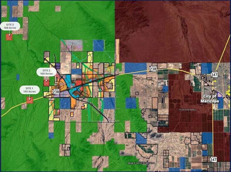 Primary Photo Of North & South of SR 238, Maricopa Land For Sale