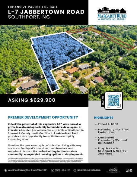 Primary Photo Of L-7 Jabbertown Road, Southport Land For Sale
