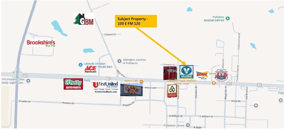 More Photos Of 100 E FM 120, Pottsboro General Retail For Sale