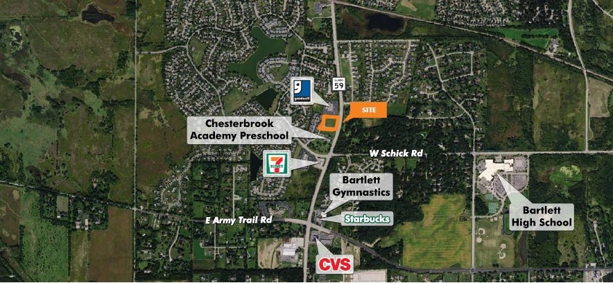 Primary Photo Of 000 N Schick Road & Route 59, Bartlett Land For Sale