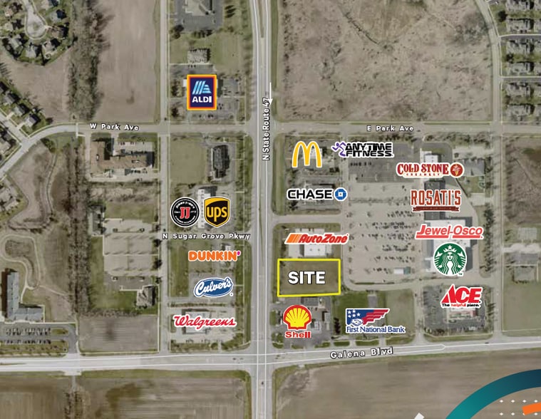 More Photos Of 421 N Route 47, Sugar Grove Land For Lease