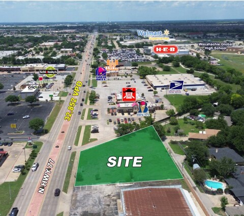 Primary Photo Of NEQ OF DALLAS HWY 77 & E UNIVERSITY AVE, Waxahachie Land For Lease