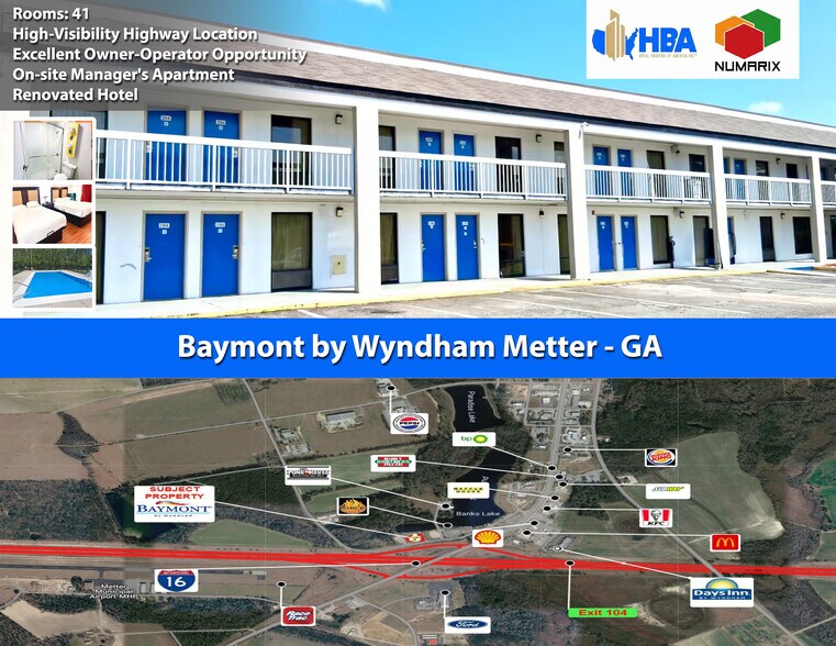 Primary Photo Of 1035 Fortner Rd, Metter Hotel For Sale