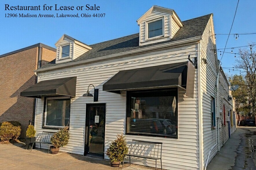 Primary Photo Of 12906 Madison Ave, Lakewood Restaurant For Lease