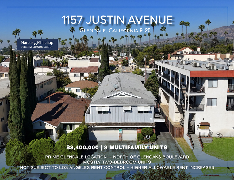 Primary Photo Of 1157 Justin Ave, Glendale Apartments For Sale