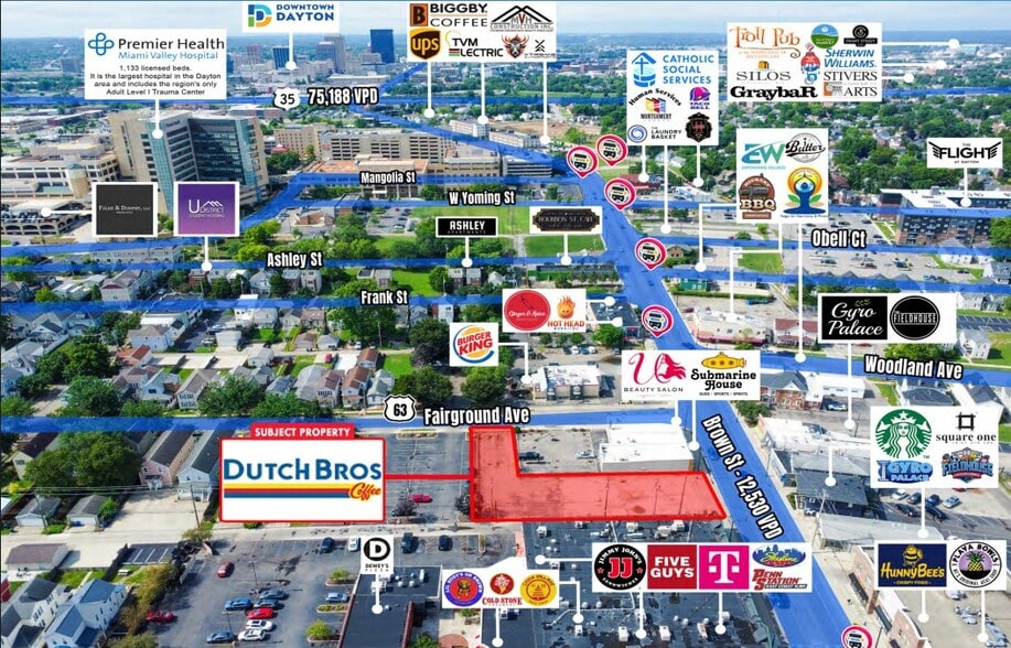 More Photos Of 1141 Brown St, Dayton Fast Food For Sale