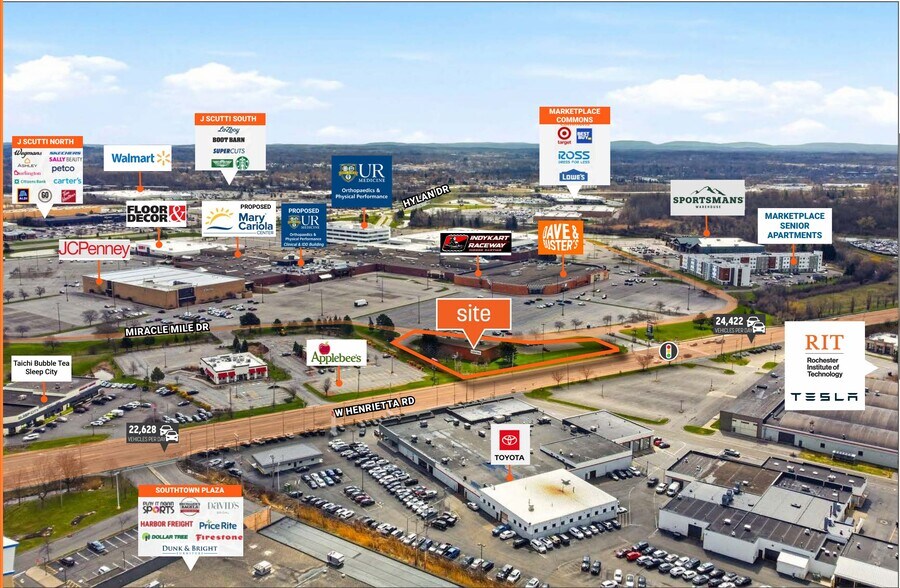 More Photos Of 3400 W Henrietta Rd, Rochester Freestanding For Sale