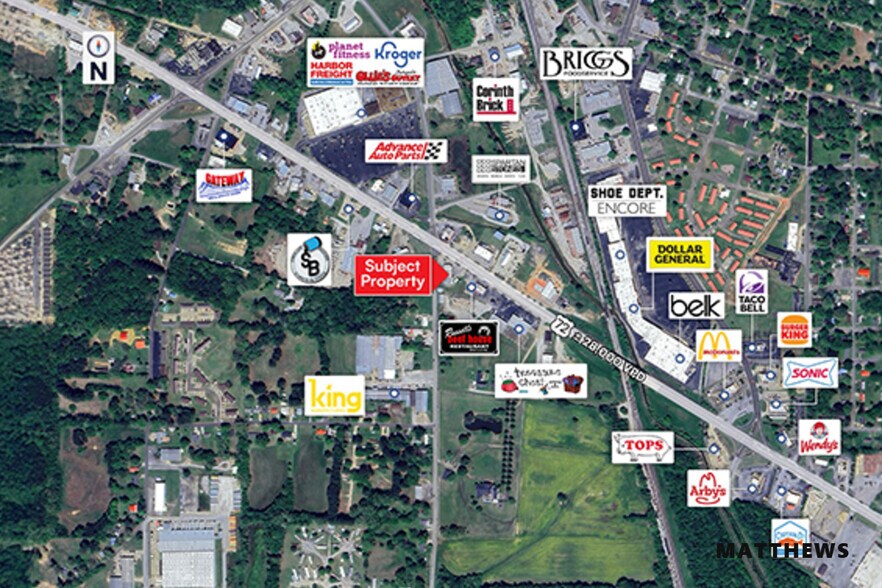 More Photos Of 100 Highway 72 W, Corinth Freestanding For Sale