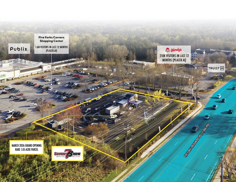 Primary Photo Of 4035 Five Forks Trickum SW rd, Lilburn Fast Food For Sale