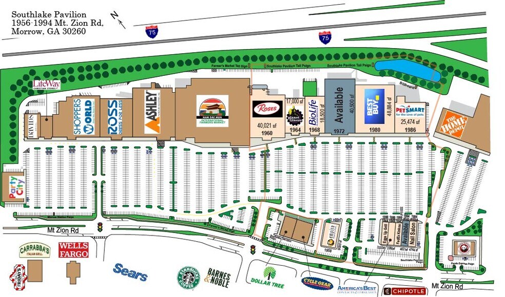 More Photos Of 1950-1994 Mt Zion Rd, Morrow Unknown For Lease