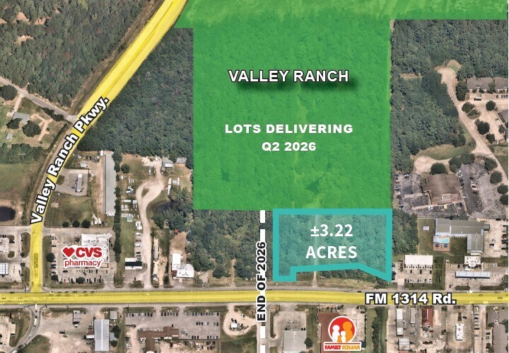 More Photos Of Valley Ranch Pkwy and FM 1314 Rd., Porter Land For Lease