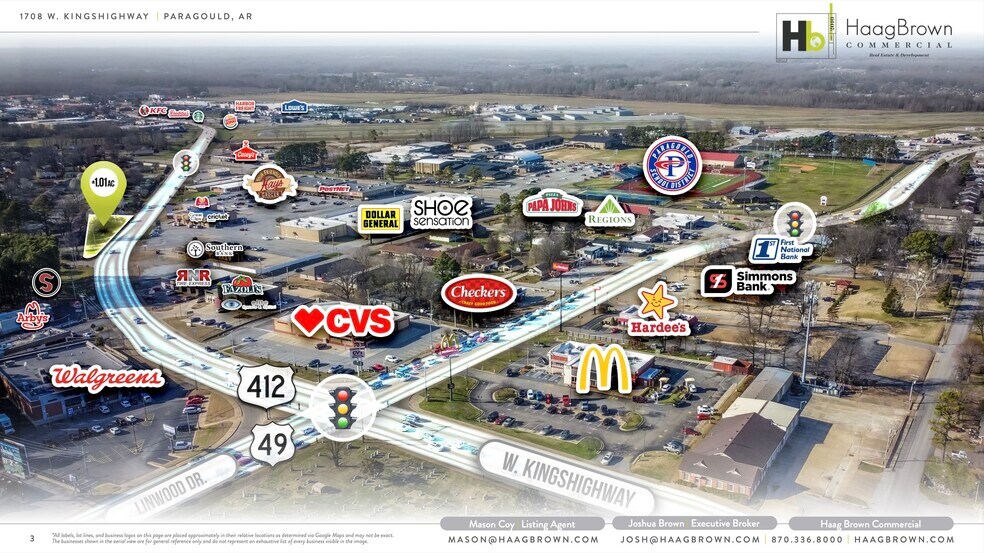 More Photos Of 1708 W Kingshighway, Paragould Land For Sale