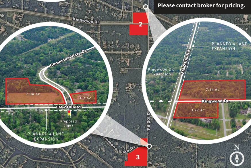 More Photos Of Kingwood Dr & FM 2100, Huffman Land For Sale