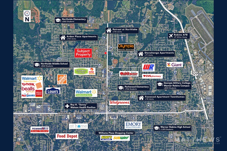 More Photos Of 1017 N Houston Rd, Warner Robins Office For Sale