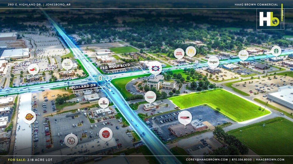 More Photos Of 2901 E Highland Dr, Jonesboro Land For Sale