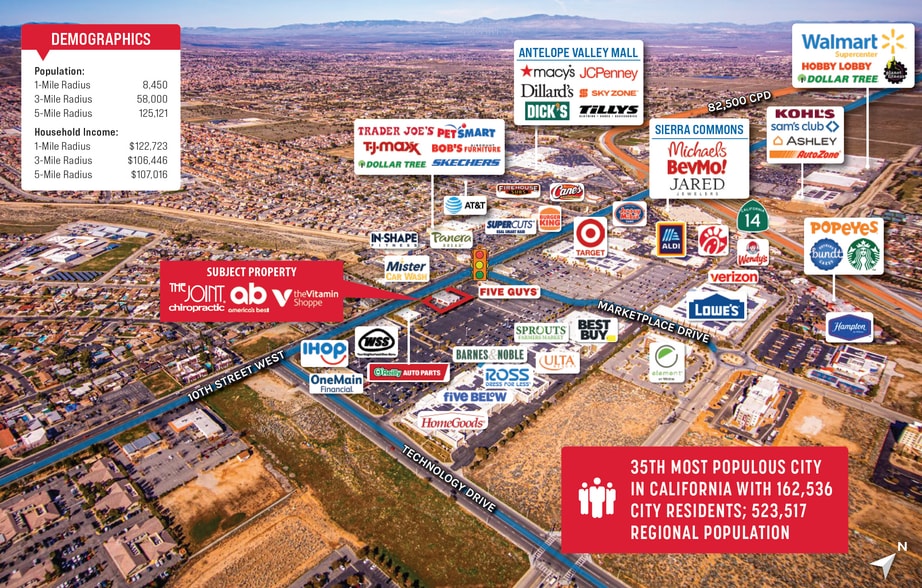 More Photos Of 39256 10th St W, Palmdale Storefront For Sale