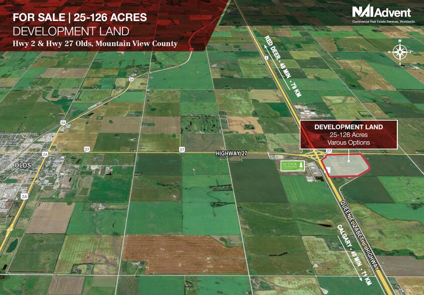 Primary Photo Of 32578 Range 10A rd, Bowden Land For Sale