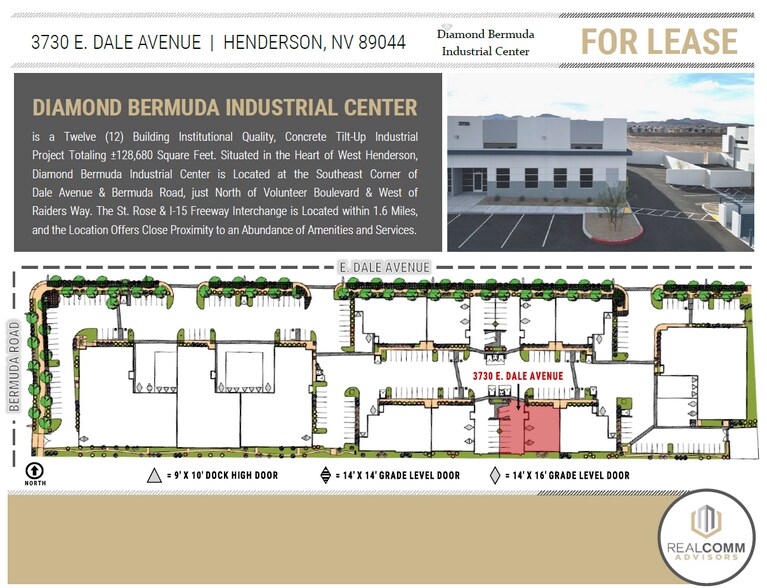 More Photos Of 3730 E Dale Ave, Henderson Warehouse For Lease