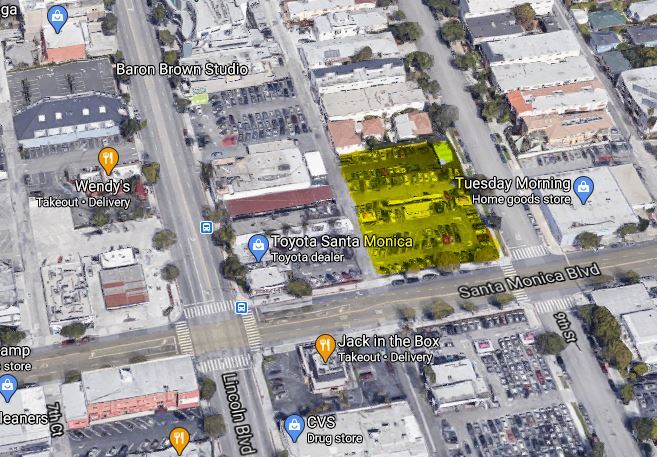 Primary Photo Of 825 Santa Monica Blvd, Santa Monica Land For Lease