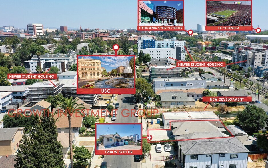 Primary Photo Of 1234 W 37th Dr, Los Angeles Multifamily For Sale