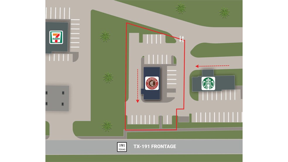 More Photos Of 8009 Hwy. 191, Odessa Fast Food For Sale