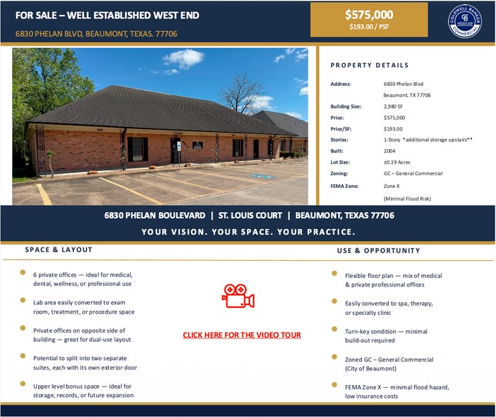 More Photos Of 6830 Phelan Blvd, Beaumont Office For Sale
