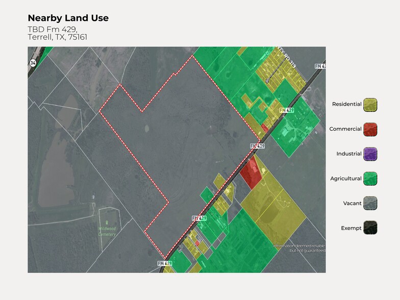 More Photos Of Fm Rd 429, Terrell Land For Sale