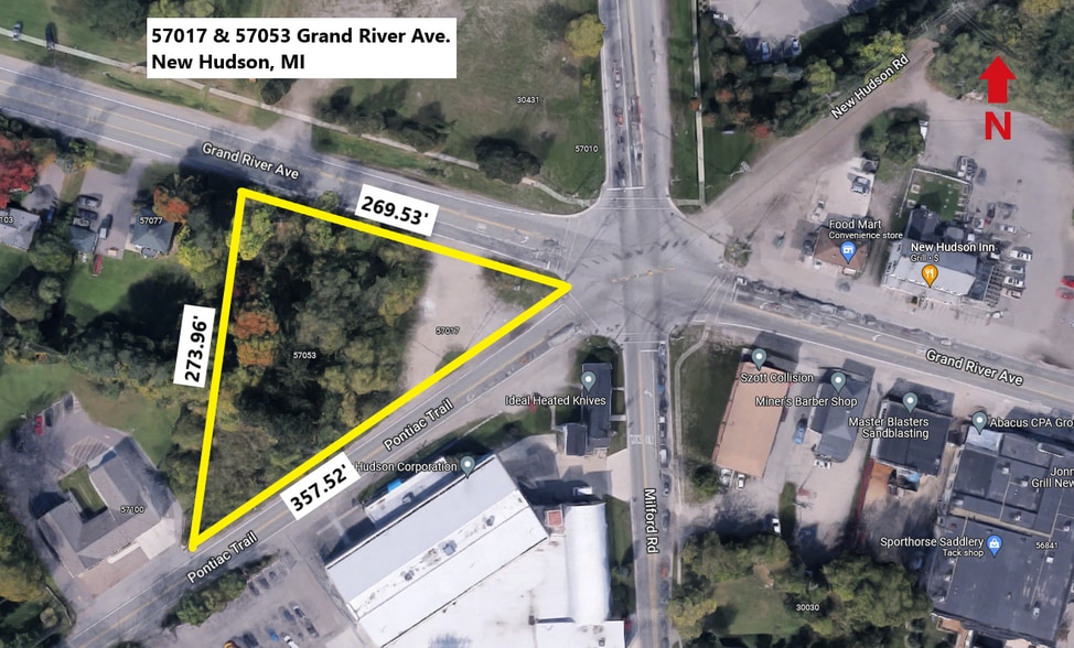 More Photos Of 57017-57053 Grand River Ave, New Hudson Land For Lease