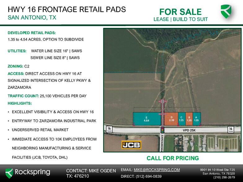 More Photos Of 12871 Frontage Road 16, San Antonio Land For Sale