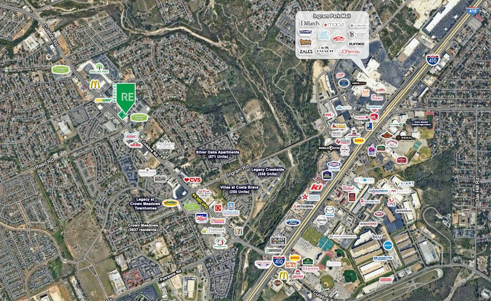 More Photos Of 8035 Culebra Rd, San Antonio General Retail For Lease