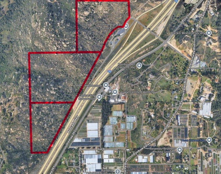 Primary Photo Of Rainbow Valley Blvd W, Fallbrook Land For Sale