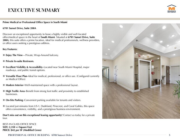 More Photos Of 6701 Sunset Dr, Miami Medical For Lease