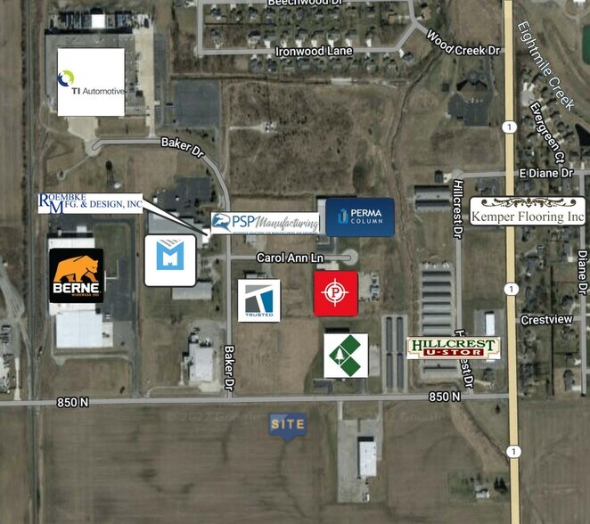 More Photos Of 1820 Baker Drive, Ossian Distribution For Lease