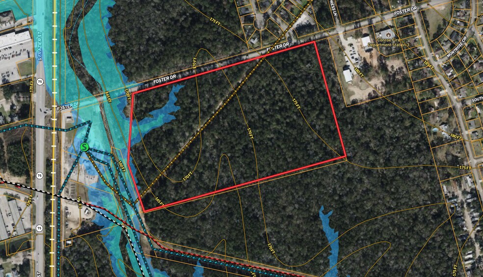 More Photos Of Foster Dr @ Hwy 75, Conroe Land For Sale