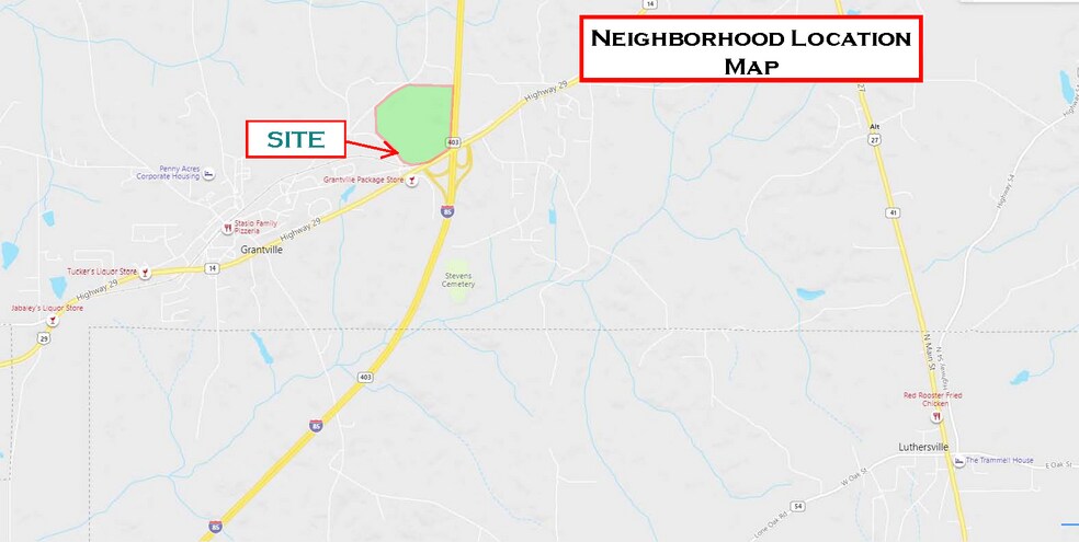 More Photos Of US Route 29 & Interstate 85, Grantville Land For Sale