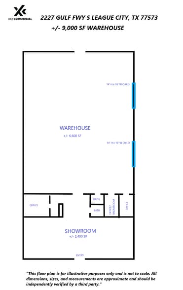 More Photos Of 2227 Gulf Fwy, League City Warehouse For Sale