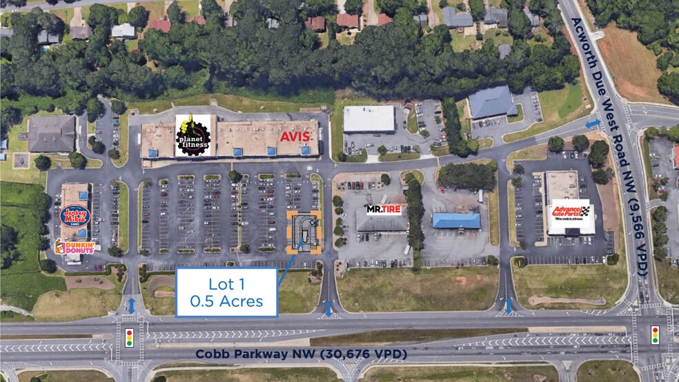 Primary Photo Of N Cobb Pky, Kennesaw General Retail For Lease